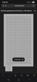 Handson gaaspaneel antraciet 150x80, Ophalen, Zo goed als nieuw