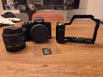 Canon EOS M50 Mark II + EF-M 15-45 f/3.5-6.3 IS STM + Extras, Audio, Tv en Foto, Fotocamera's Digitaal, Canon, Ophalen of Verzenden