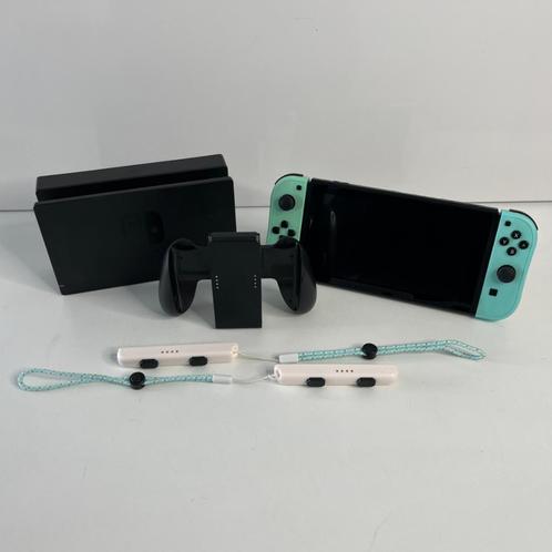 Nintendo Switch (2019) 32GB Groen/Blauw | Gebruikt, Spelcomputers en Games, Spelcomputers | Nintendo Switch, Zo goed als nieuw