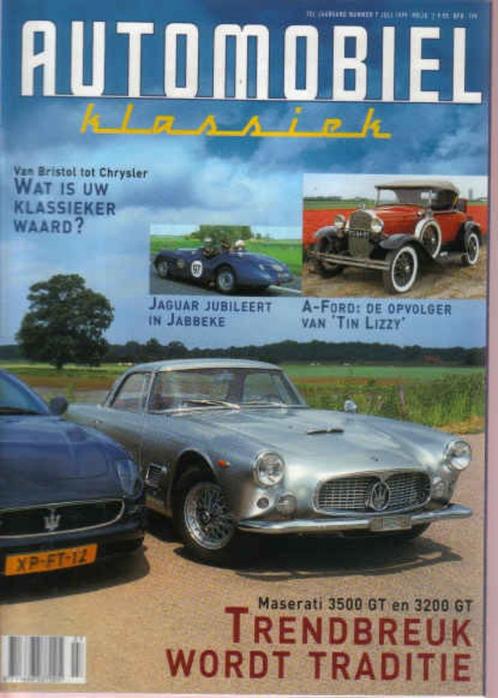 Automobiel 7 1999 : Maserati 3500 GT 3200 GT - Toyota Celica, Boeken, Auto's | Folders en Tijdschriften, Gelezen, Algemeen, Ophalen of Verzenden