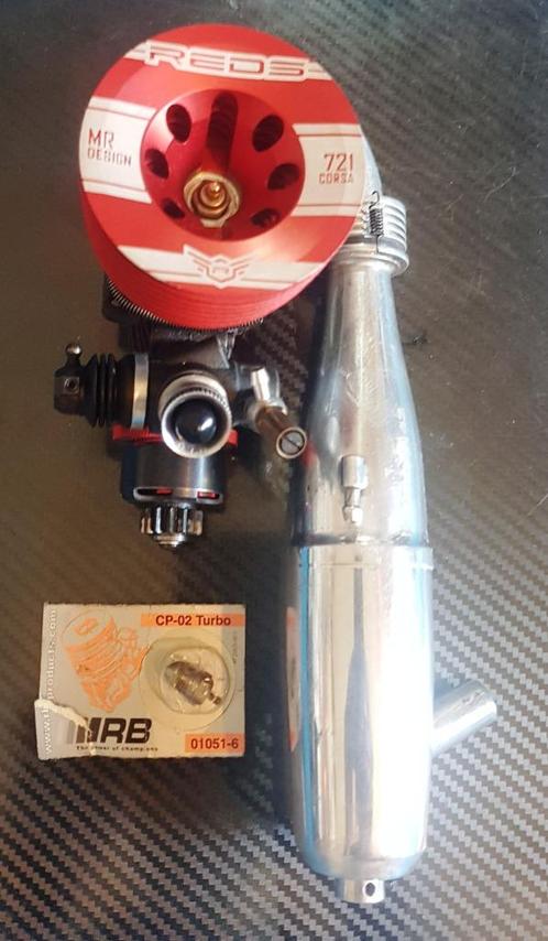 Nitro motor REDS 721 Corsa (MR design) 3.5cc, Hobby en Vrije tijd, Modelbouw | Radiografisch | Auto's, Zo goed als nieuw, Auto offroad