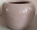 Beige/taupe plantenpot, Tuin en Terras, Bloempotten, Rond, Ophalen of Verzenden, Zo goed als nieuw, Aardewerk