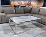 Vanenzo Marmer - Eettafel & Salontafel + Stoelen, Ophalen, Overige materialen, 150 tot 200 cm, Vierkant