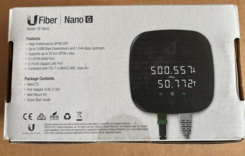 Ubiquiti Networks UFiber Nano G, Computers en Software, Netwerk switches, Nieuw, Ophalen of Verzenden