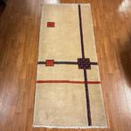 Trendy Origineel Perzisch tapijt – Gabbeh 196 x 85 cm, Huis en Inrichting, Ophalen, Www.ttmwonen.nl, Crème, Nieuw