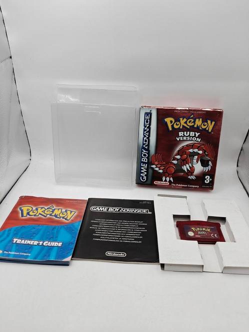 Pokemon Ruby Gameboy Advance CIB, Spelcomputers en Games, Games | Nintendo Game Boy, Zo goed als nieuw, Role Playing Game (Rpg)