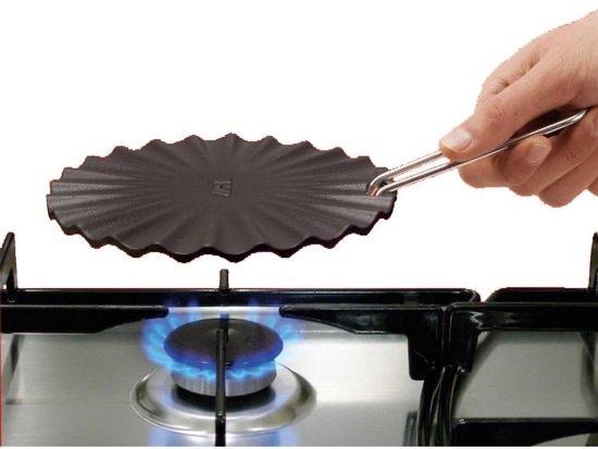 Isa Sudderplaat / Vlamverdeler Gietijzer 17cm, Huis en Inrichting, Keuken | Keukenbenodigdheden, Gebruikt, Ophalen