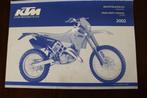 KTM 125 / 200 SX MX XC EXC SGP-GS 2002 parts list cahssis, Motoren, Ophalen of Verzenden, Overige merken