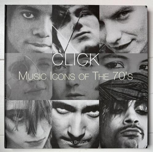 J. Bruinje - Click Music Icons of the 70's, Boeken, Kunst en Cultuur | Fotografie en Design, Zo goed als nieuw, Fotografen, Ophalen of Verzenden