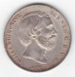 25-1663 Nederland 1/2 gulden 1863, ½ gulden, Koning Willem III, Verzenden, Zilver