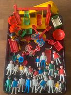 Playmobil 24 popjes en 2x fiets e.a., Ophalen of Verzenden, Gebruikt, Los playmobil