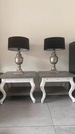 Set van twee tafellampen, Ophalen, Gebruikt, Metaal, 50 tot 75 cm