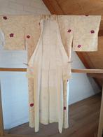 Traditionele Japanse Kimono white parple ume, Antiek en Kunst, Ophalen of Verzenden