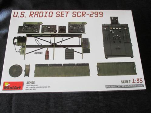 D-385,MiniArt 1-35,NO,35455,U.S. Radio Set SCR-299, Hobby en Vrije tijd, Modelbouw | Auto's en Voertuigen, Nieuw, Verzenden