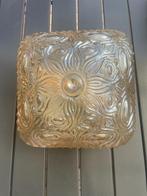 Vintage/retro jaren '60 glazen plafondlamp, Antiek en Kunst, Antiek | Lampen, Ophalen