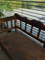 antieke grenen klepbank, Gebruikt, 75 tot 100 cm, Hout, Antiek