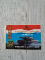 sticker Open Dag Koninklijke Landmacht Soesterberg 1989, Ophalen of Verzenden, Zo goed als nieuw, Bedrijf of Vereniging