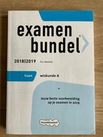 Examenbundel Wiskunde A Havo (2018-2019), Ophalen of Verzenden, Gelezen, HAVO, Wiskunde A