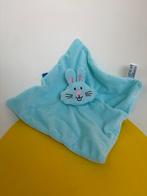 2768 konimpex action knuffellap lap konijn blauw, Ophalen of Verzenden, Zo goed als nieuw, Overige typen