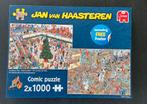 Jan van Haasteren, Kerstkoopjes en Black Friday, 2x 1000, Ophalen of Verzenden, 500 t/m 1500 stukjes, Zo goed als nieuw, Legpuzzel