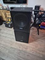 2x Vonyx SWA15 600 Watt Subwoofer 15 inch, Audio, Tv en Foto, Luidsprekers, Subwoofer, Zo goed als nieuw, 120 watt of meer, Ophalen