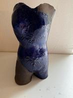 Sculptuur vrouwen romp raku gestookt, Ophalen of Verzenden
