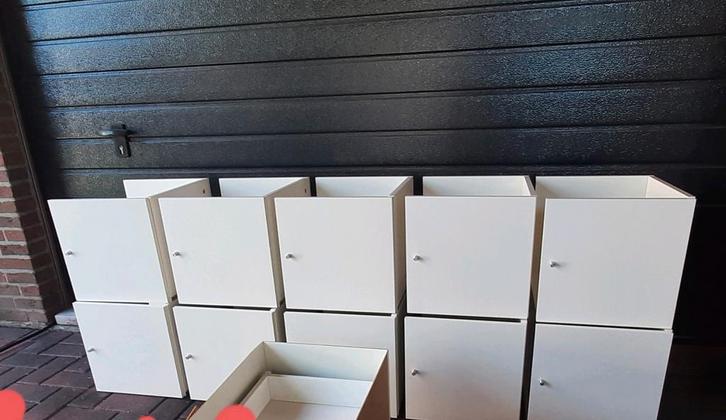 10 deurtjes expedit uitvoering voor ikea kallax Vakkenkast, Huis en Inrichting, Kasten | Boekenkasten, Zo goed als nieuw, Ophalen