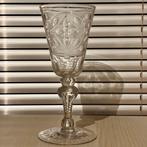 Antiek glas 18e-eeuw kelkglas wijnglas, Antiek en Kunst, Verzenden