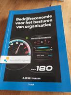 Bedrijfseconomie voor het besturen van organisaties, Ophalen of Verzenden, Zo goed als nieuw