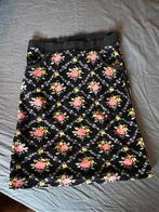 Vintage velours King Louie rokje rok bloemen grafisch S M L, Kleding | Dames, Rokken, Maat 38/40 (M), Ophalen of Verzenden, Zo goed als nieuw