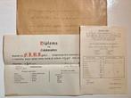 Oud Diploma en Cijferlijst R. K. Lyceum voor meisjes - 1928, Ophalen of Verzenden, Gebruikt, Overige typen, Christendom | Katholiek