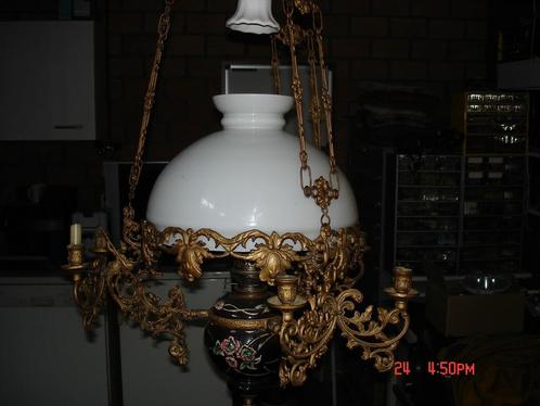 petroleumlamp, Antiek en Kunst, Antiek | Lampen, Ophalen of Verzenden