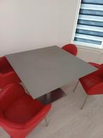 Eetkamertafel, Huis en Inrichting, Tafels | Eettafels, Ophalen, Vierkant, Zo goed als nieuw, Vijf personen of meer