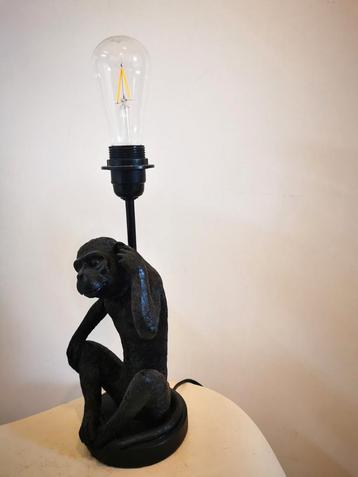 Lamp Aap, tafellamp, zwart, ongebruikt beschikbaar voor biedingen