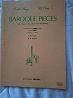 Baroque pieces voor blokfluit en piano, Piano, Klassiek, Ophalen of Verzenden, Zo goed als nieuw