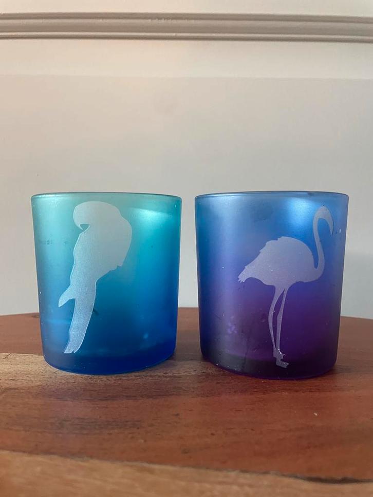 Set van 2 Lifestyle Kaarsenhouders, Huis en Inrichting, Woonaccessoires | Kandelaars en Kaarsen, Zo goed als nieuw, Kandelaar