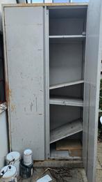 Metalen Kast met Legplanken - Gebruikt, Doe-het-zelf en Verbouw, Ophalen, Gebruikt