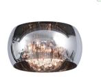 Lucide Pearl Plafondlamp Chroom 40cm compleet, Ophalen, Zo goed als nieuw, Glas