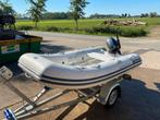RIB Walkerbay Genesis | 9.9 pk Yamaha | Marlin trailer, Watersport en Boten, Rubberboten, Ophalen, Yamaha, Zo goed als nieuw, Benzine