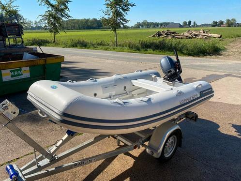 RIB Walkerbay Genesis | 9.9 pk Yamaha | Marlin trailer, Watersport en Boten, Rubberboten, Zo goed als nieuw, Yamaha, Overige materialen