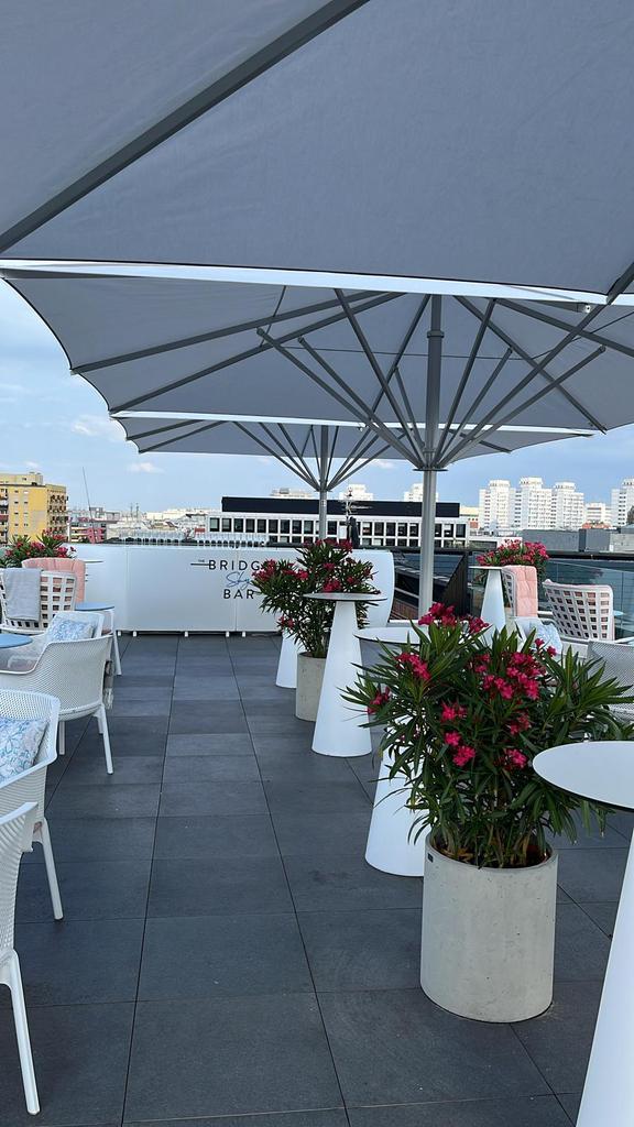 Parasol horeca, Tuin en Terras, Parasols, Nieuw, Ophalen of Verzenden