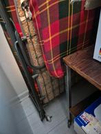 Opklapbaar Logeerbed met Wieltjes, Huis en Inrichting, Slaapkamer | Bedden, Ophalen, Verstelbaar, 90 cm, Eenpersoons
