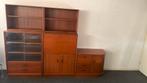 Vintage jaren 50 wandmeubel (5 delen), Ophalen, Gebruikt, 25 tot 50 cm