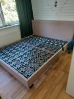 Bedframe met schotelbodem met elektrische motors, Ophalen, Gebruikt, Tweepersoons, 180 cm