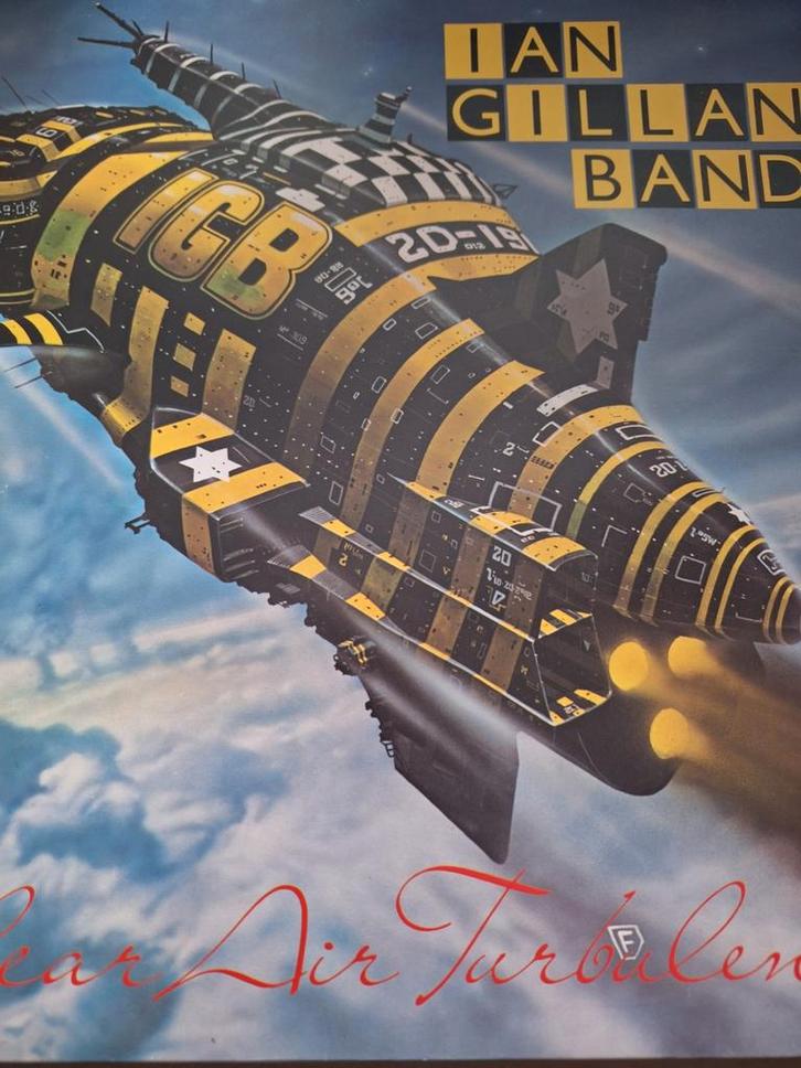 Ian Gillan Band: Clear air turbulence lp, Cd's en Dvd's, Vinyl | Hardrock en Metal, Zo goed als nieuw, Verzenden