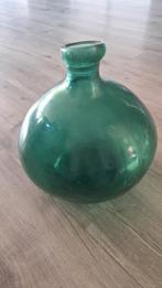 Grote groene vaas, Ophalen, Gebruikt, Glas, Minder dan 50 cm