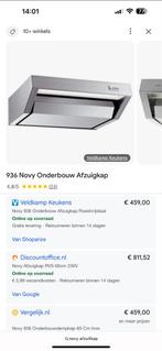 Novy Onderbouw Afzuigkap, Witgoed en Apparatuur, Afzuigkappen, Ophalen, Gebruikt, Onderbouw afzuigkap, Inbouw
