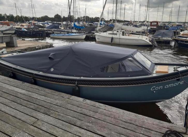 Supermooie sloep met zuinige inboard Sole motor, Watersport en Boten, Sloepen, Zo goed als nieuw, 6 meter of meer, Binnenboordmotor