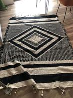 tapijt kleed kilim zwart wit, 200 cm of meer, 150 tot 200 cm, Rechthoekig, Wit
