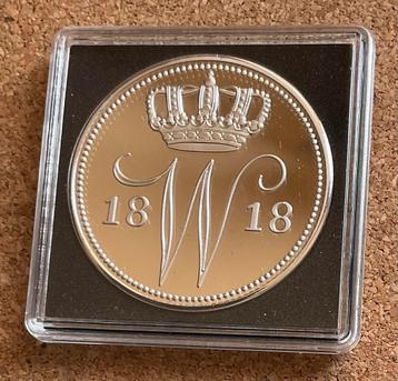 Penning Munt / Herslag - 1818 - 10 C WILLEM I beschikbaar voor biedingen